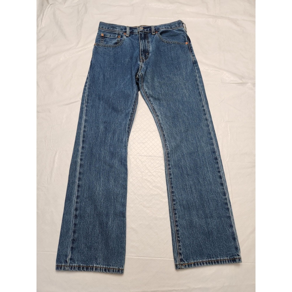 Levis 517 Jeans Mens 31x30 Blue Medium Wash Slim Bootcut Classic Denim Pants